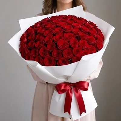 101 roses to Moscow Russia