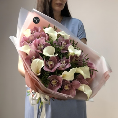 Callas flowers to Moscow Russia