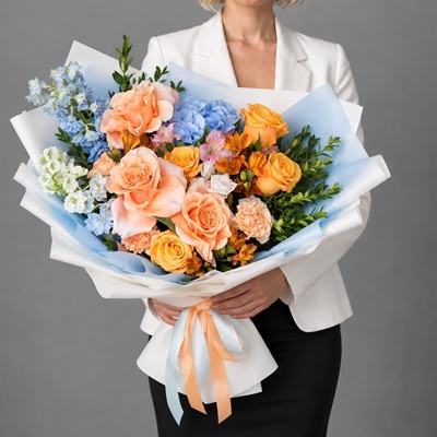 Luxury Flowers to Moscow Russia