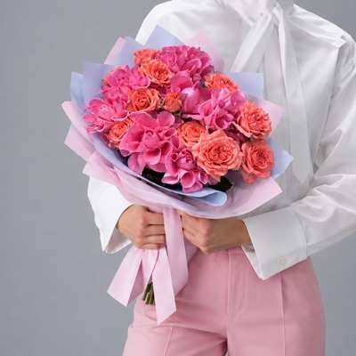 Flower bouquets for Moscow