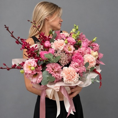 Flowers in box delivery Moscow