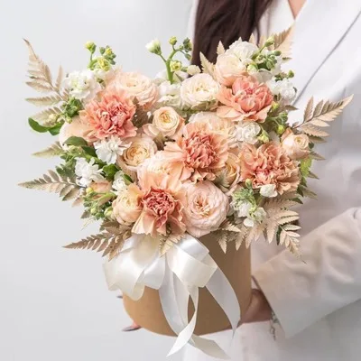 Flowers in box Moscow