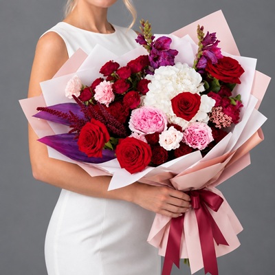 Luxury flower arrangement to Moscow