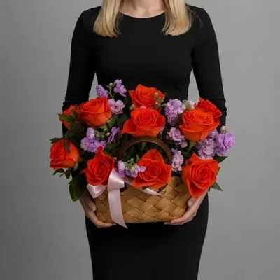 Flower baskets delivery Russia