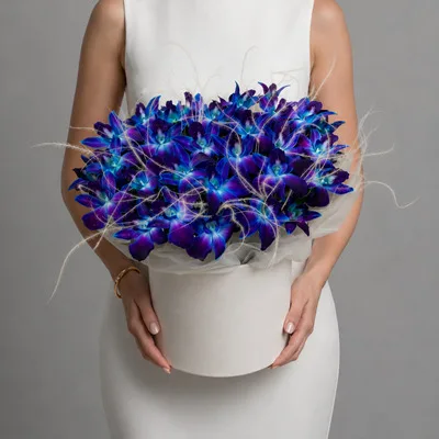 Send flowers in box for Russia