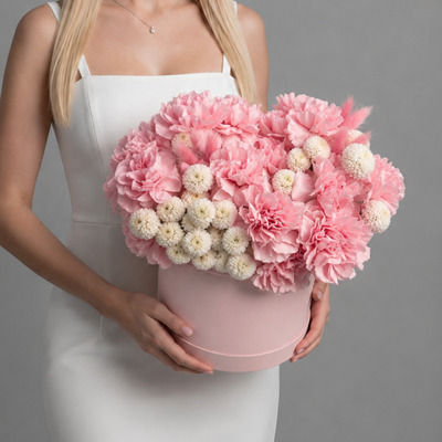 Send flowers in box for Moscow