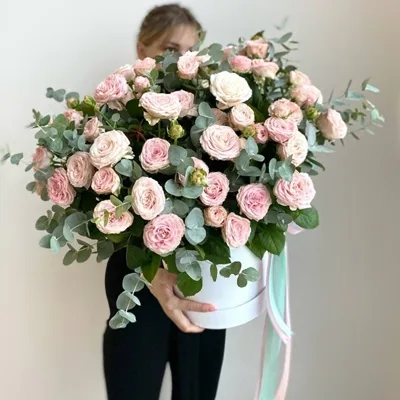 Flowers in a box Moscow