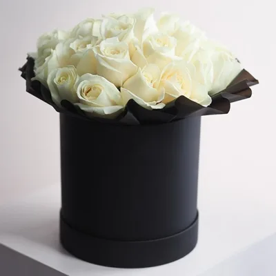 Peony roses in a box